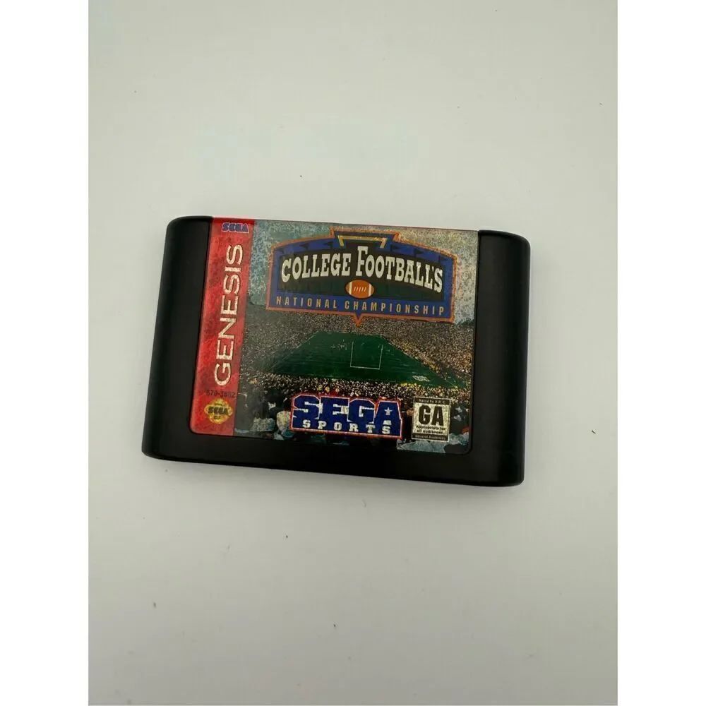 Sega Genesis College Footballs National Championship Video Game Cartridge